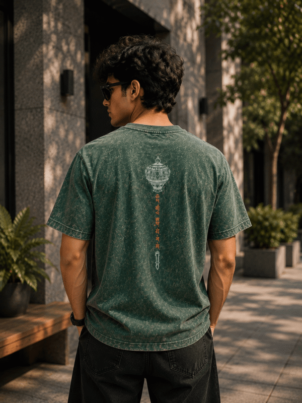 Acidwash Oversized T-Shirt (Hanuman)