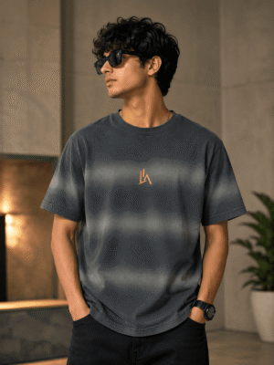 Acidwash Lava Sprayed Oversize T-Shirt