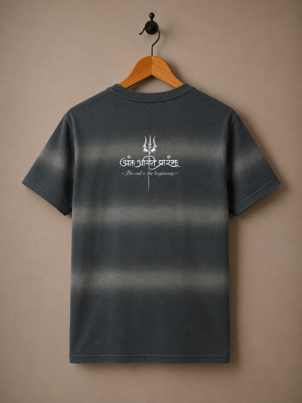 Acidwash Lava Sprayed Oversize T-Shirt ( Shiv )