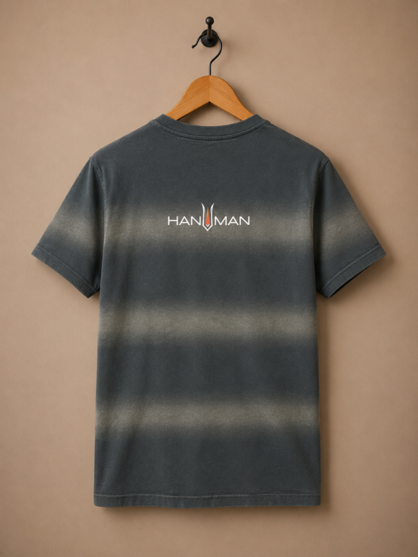 Acidwash Lava Sprayed Oversize T-Shirt ( Hanuman )